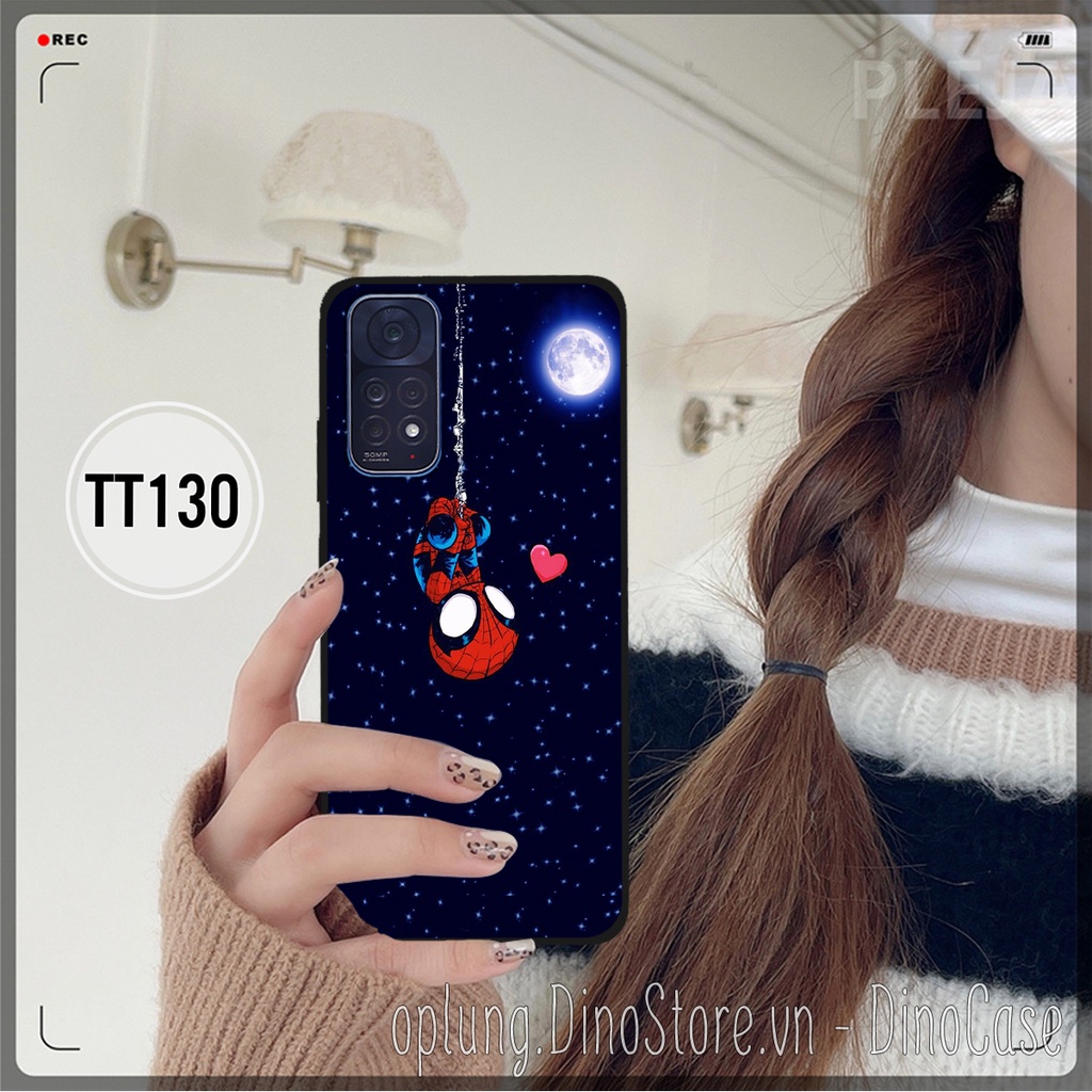 Ốp Redmi Note 11 4G/5G - Note 11s - Note 11 Pro 5G - Note 11 Pro  - Ốp Xiaomi in hình người nhện Spider Man.