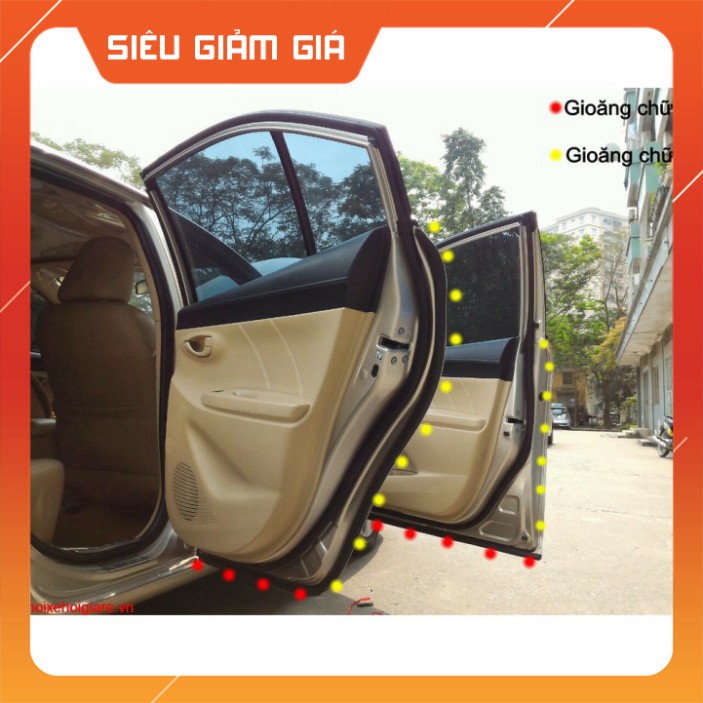 Gioăng Cao Su chữ P,D,Z,B Chống bụi chống ồn cho xe hơi Hàng Cao Cấp