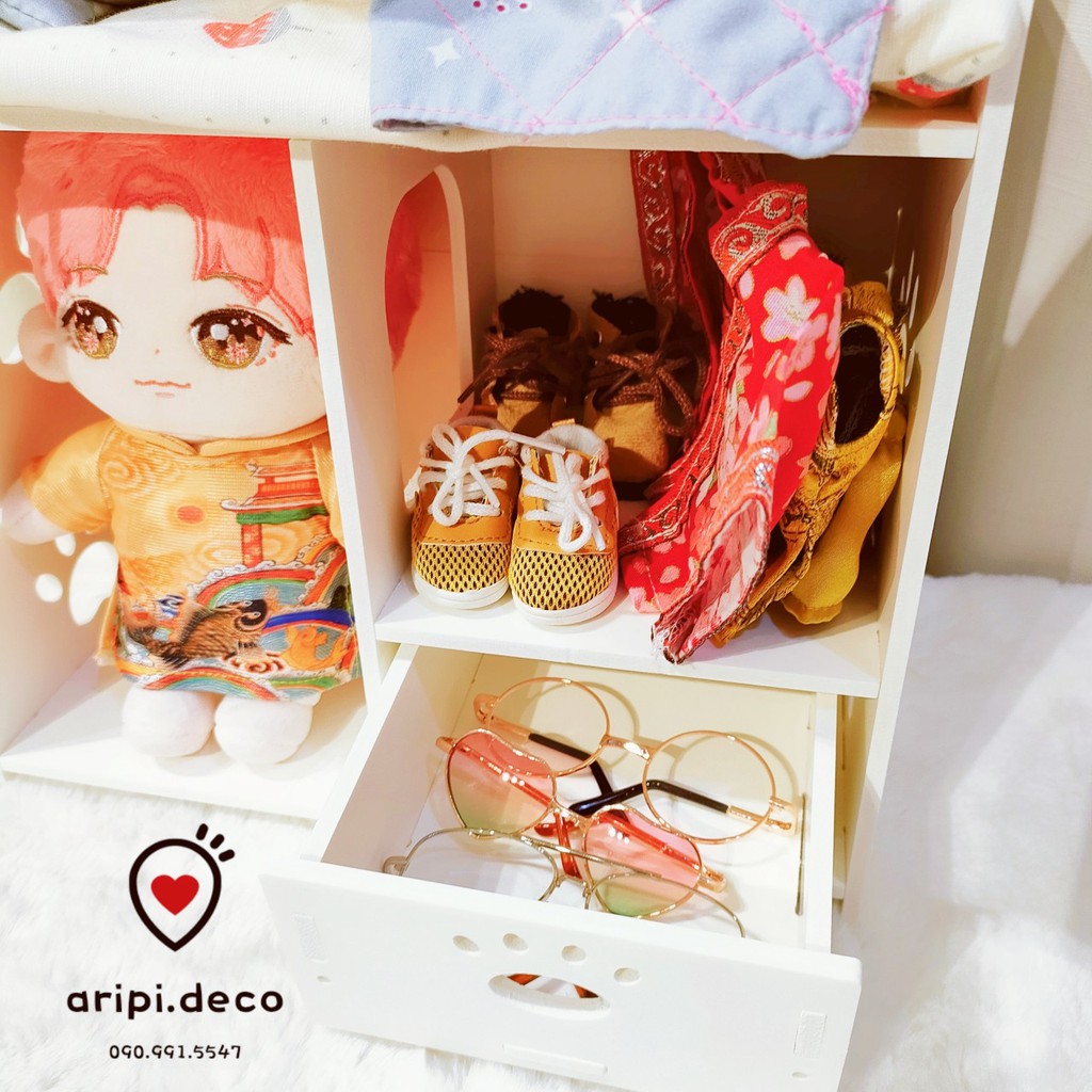 Tủ kệ giường đựng Doll loại đẹp / Đồ dùng cho Doll