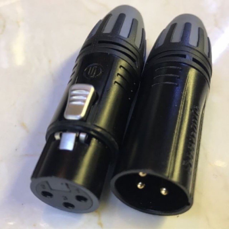 dây tín hiệu chia 1 canon xlr đực có chân ra 2 canon xlr cái có lỗ hàng cao cấp