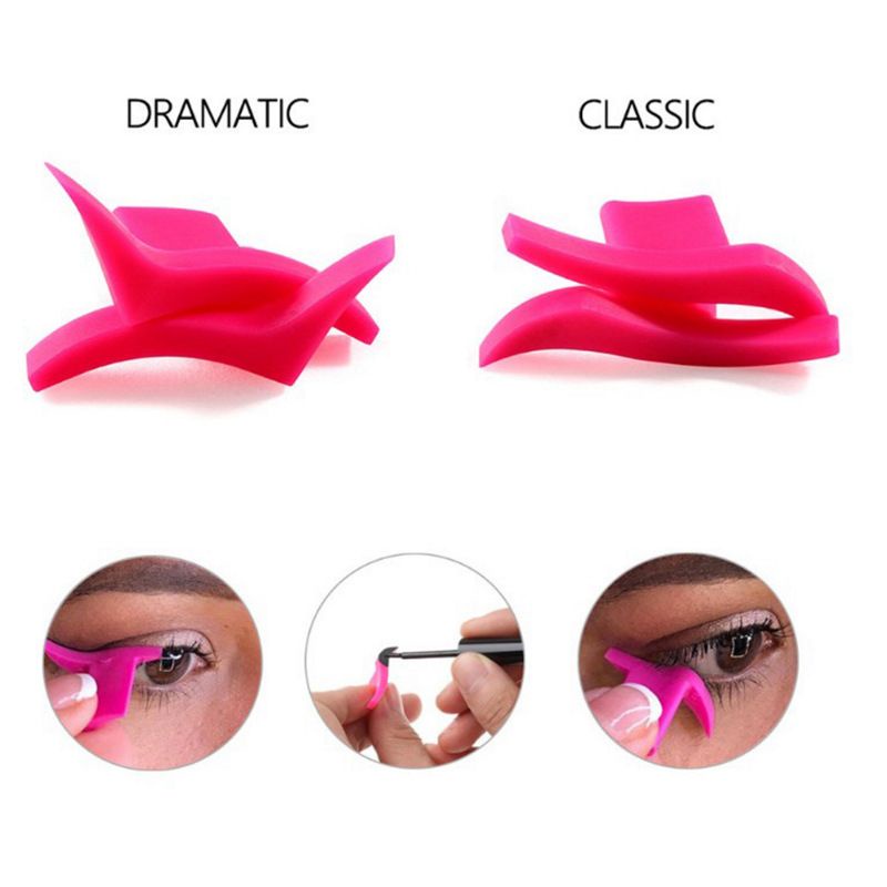 2 Khuôn In Đường Viền Kẻ Mi Mắt Wing Eyeliner Stampe