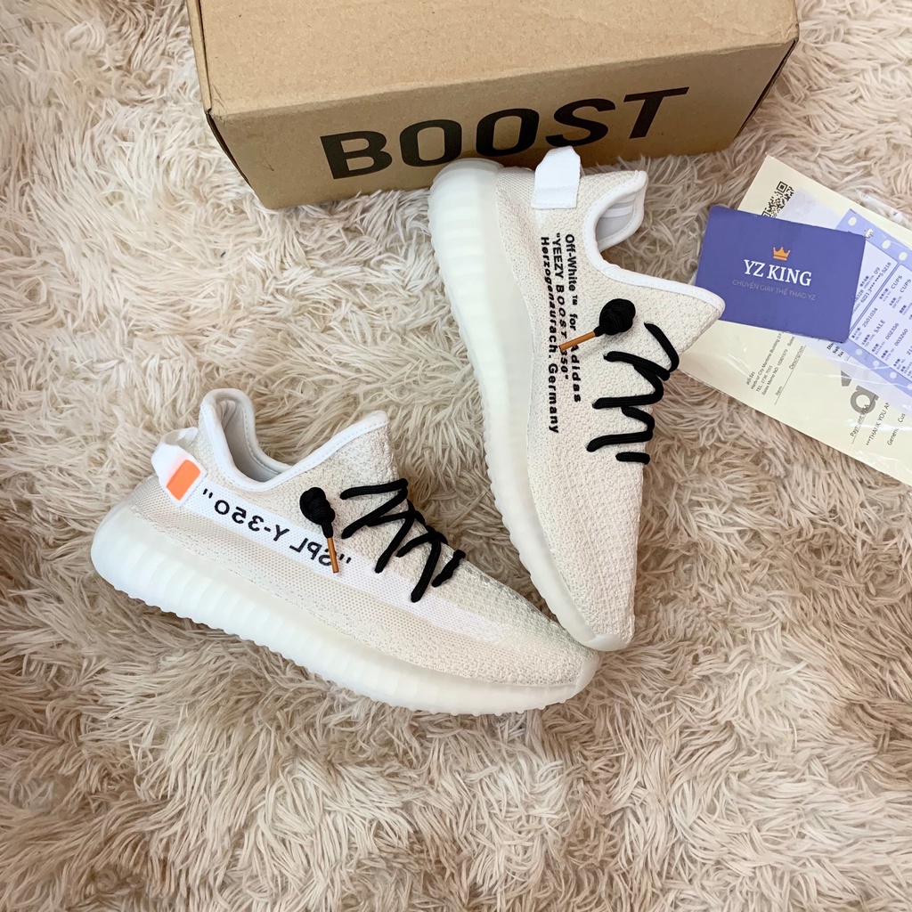 Giày Thể Thao 350 Off White Màu Cơ Bản Nam Nữ | BigBuy360 - bigbuy360.vn