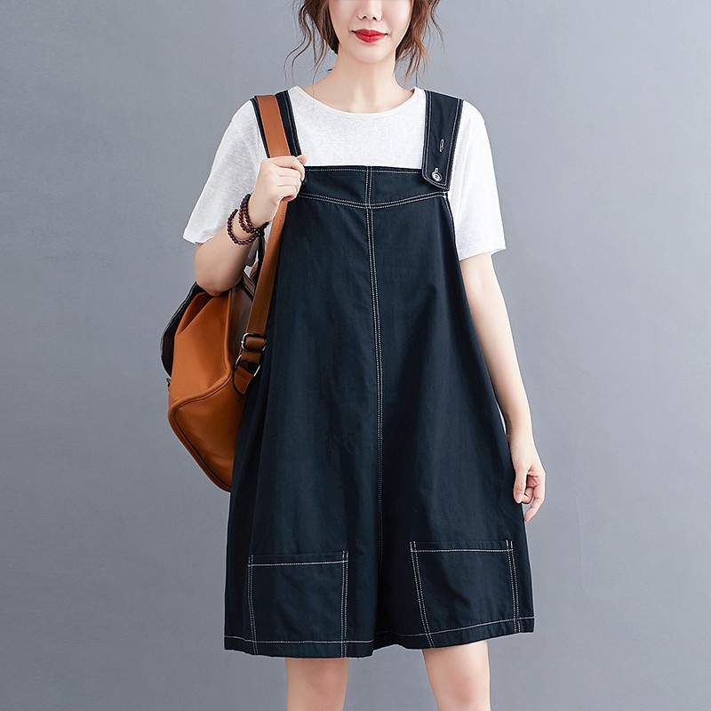 G418 quần big size freesize quần yếm  túi trẻ trung phong cách hiện đại hàng Quảng Châu | BigBuy360 - bigbuy360.vn