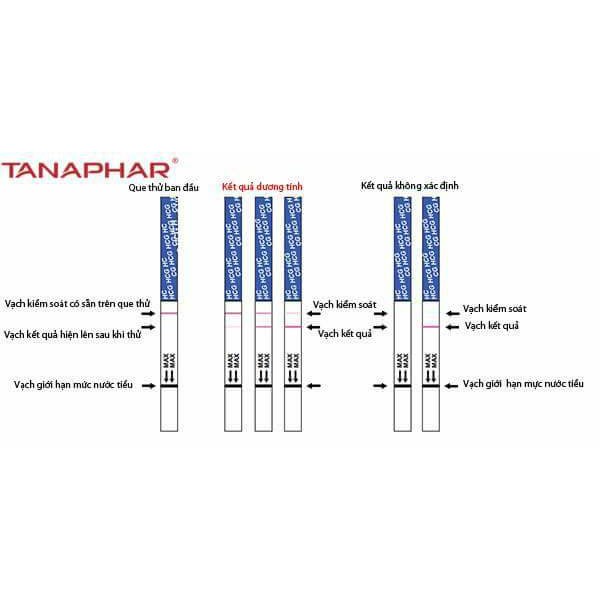 Que thử thai nhanh Quick Tana, dụng cụ phát hiện thai sớm chính hãng Tanaphar đảm bảo chính xác, tin cậy [HalongStas]