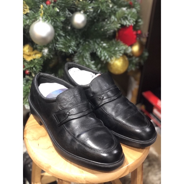 [Giày 2hand] [Size 43 (270)] [TonaShoe] Giày Da Mọi Dành Cho Các Anh Chân Bè Thương Hiệu Farrago Made In Japan