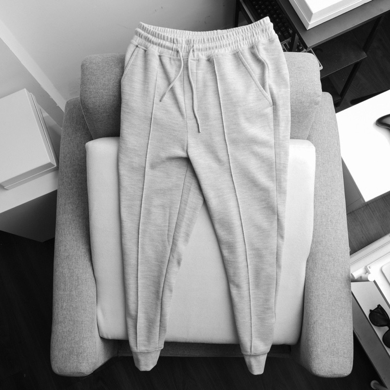 Quần Jogger Djohn pique cotton form slim Unisex , Quần thun dài ống bo bigsize  - Ivan Quần Áo