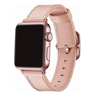 Dây da Apple Watch Hồng Pink Sand khoá Modern Buckle 38mm 40mm