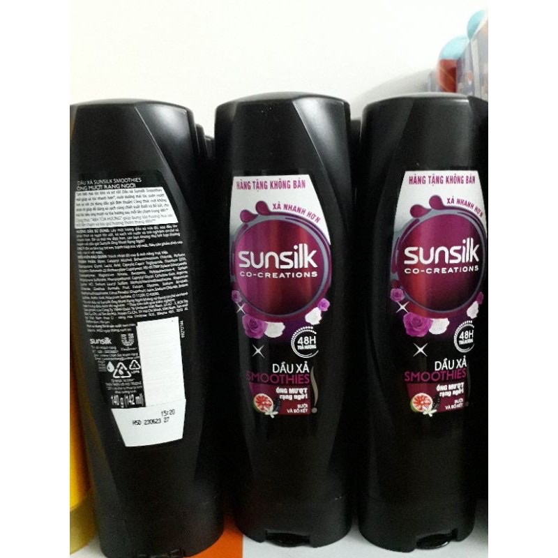 Dầu Xả Sunsilk Óng Mượt Rạng Ngời chai 140g Hàng Khuyến Mãi