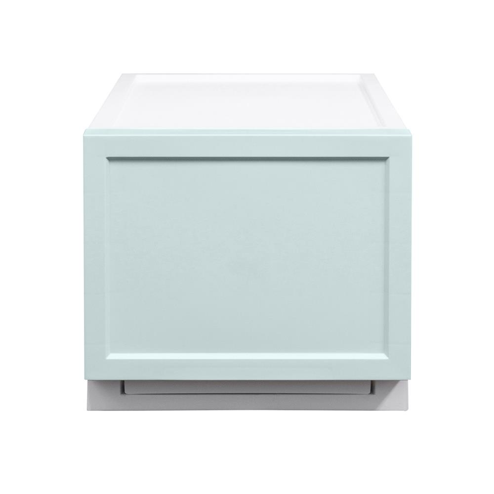 HomeBase STACKO Hộp nhựa đa năng ECO dạng ngăn kéo có thể xếp chồng Thái Lan W28.5xH25xD40.5 màu xanh lá Pastel
