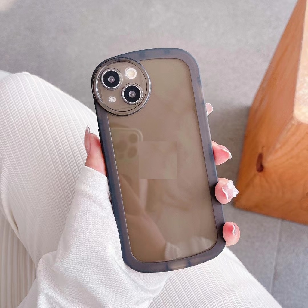 Ốp Điện Thoại tpu Mềm Trong Suốt Hình Elip Đơn Giản Cho Iphone 12 pro max 11 pro max xs max xr x 13promax