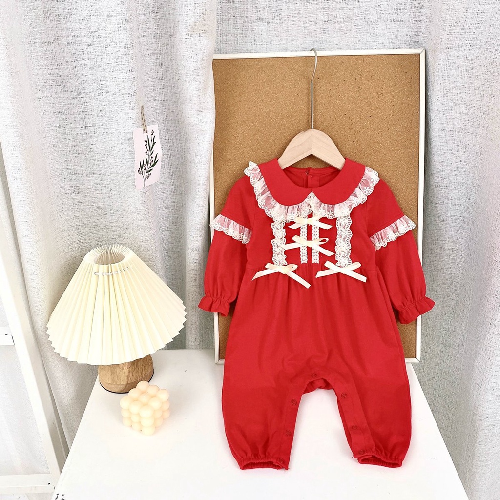 Sanlutoz Autumn Princess Long Sleeve Baby Girls Rompers