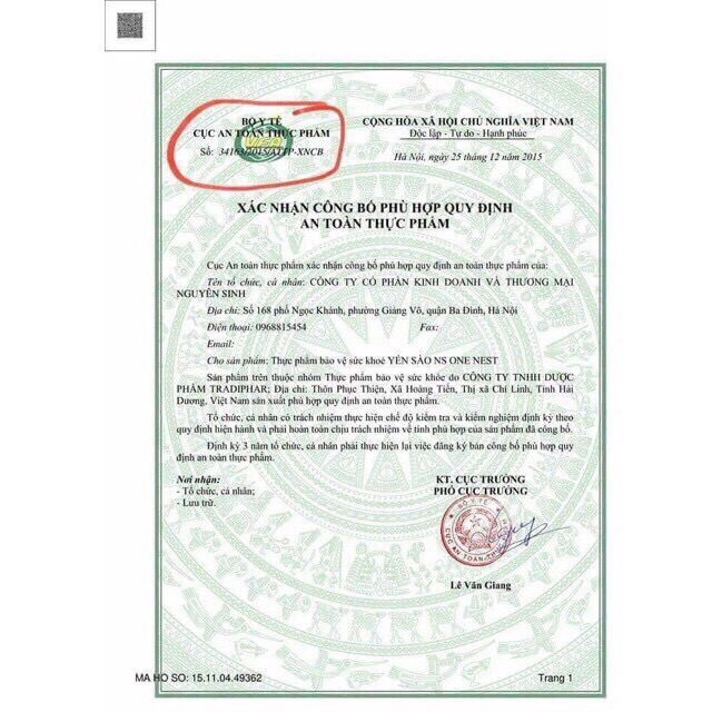 Siro yến sào ONE NEST (cam kết chính hảng) an toàn và tốt cho bé | BigBuy360 - bigbuy360.vn