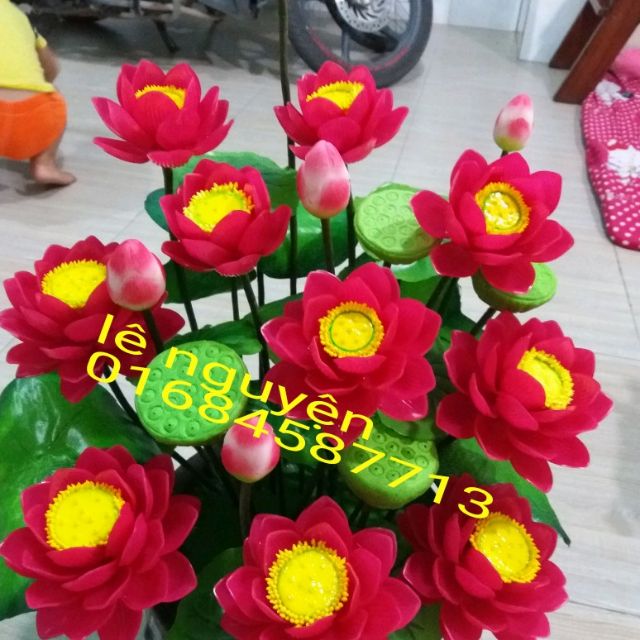 Nguyên liệu Hoa sen pha lê