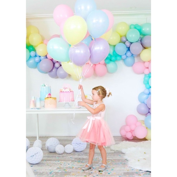 bong bóng tròn size nhỏ 6inch dày dặn đủ màu