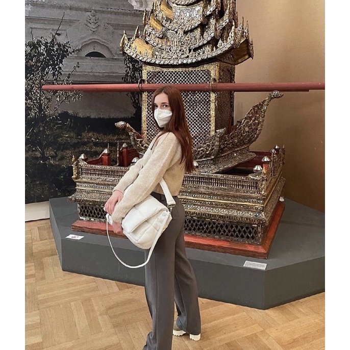 Túi Xách Nữ Trần Phao Kẹp Nách Đeo Chéo Dùng Dùng Được Nhiều Kiểu