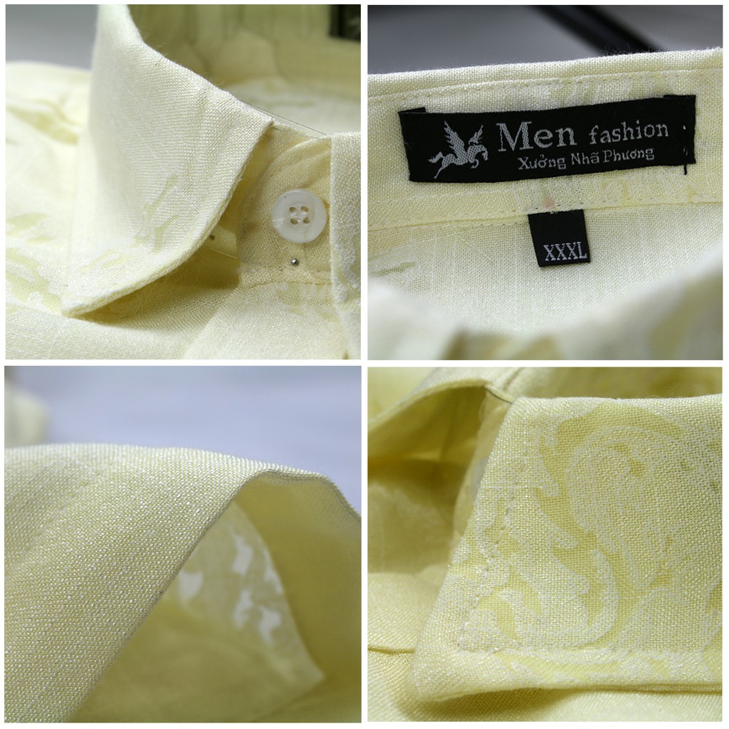 [Mã FAMAYMA2 giảm 10K đơn 50K] Sơ mi nam trung niên vãi đũi mềm siêu mát sơmi nam hoạ tiết đẹp Size 50-85kg | BigBuy360 - bigbuy360.vn