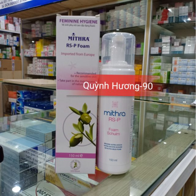 MITHRA FEMININE 150ml ( mẫu mới ) bọt vệ sinh cao cấp nhập khẩu từ Châu Âu