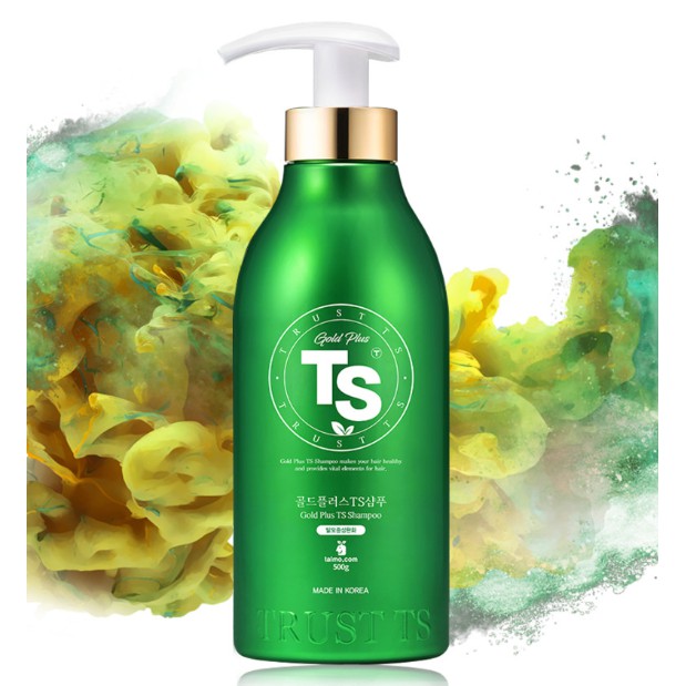 Dầu gội GOLD plus TS Shampoo 500ml, Ngăn ngừa rụng tóc, chống rụng tóc [sunflower1968] // Sản xuất tại Hàn Quốc