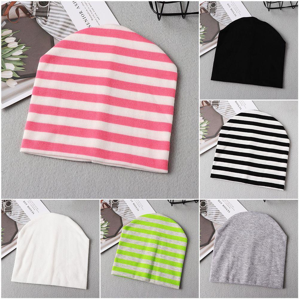 Mũ Beanie Sọc Ngang Đáng Yêu Cho Bé Gái