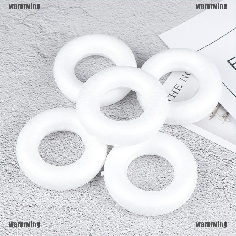 Set 5 Quả Cầu Xốp Polystyrene Styrofoam Màu Trắng Làm Đồ Thủ Công DIY