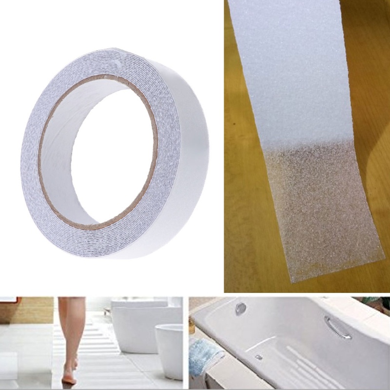 Miếng Dán Cầu Thang Chống Trượt An Toàn Trong Suốt Dài 5m Cho Nhà Ở