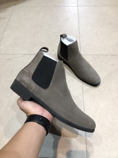 Giày chelsea boot nam da lộn