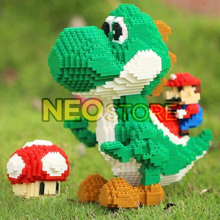 Xếp hình 3D khủng long Yoshi Mario - Magic Blocks Big Size - Đồ chơi trí tuệ - NEO Store