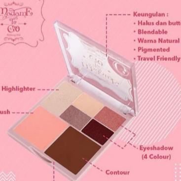 Đồ Chơi Yoe...... 4 Trong 1 Hiệu Nice Madame Gie To Go Eyesadow