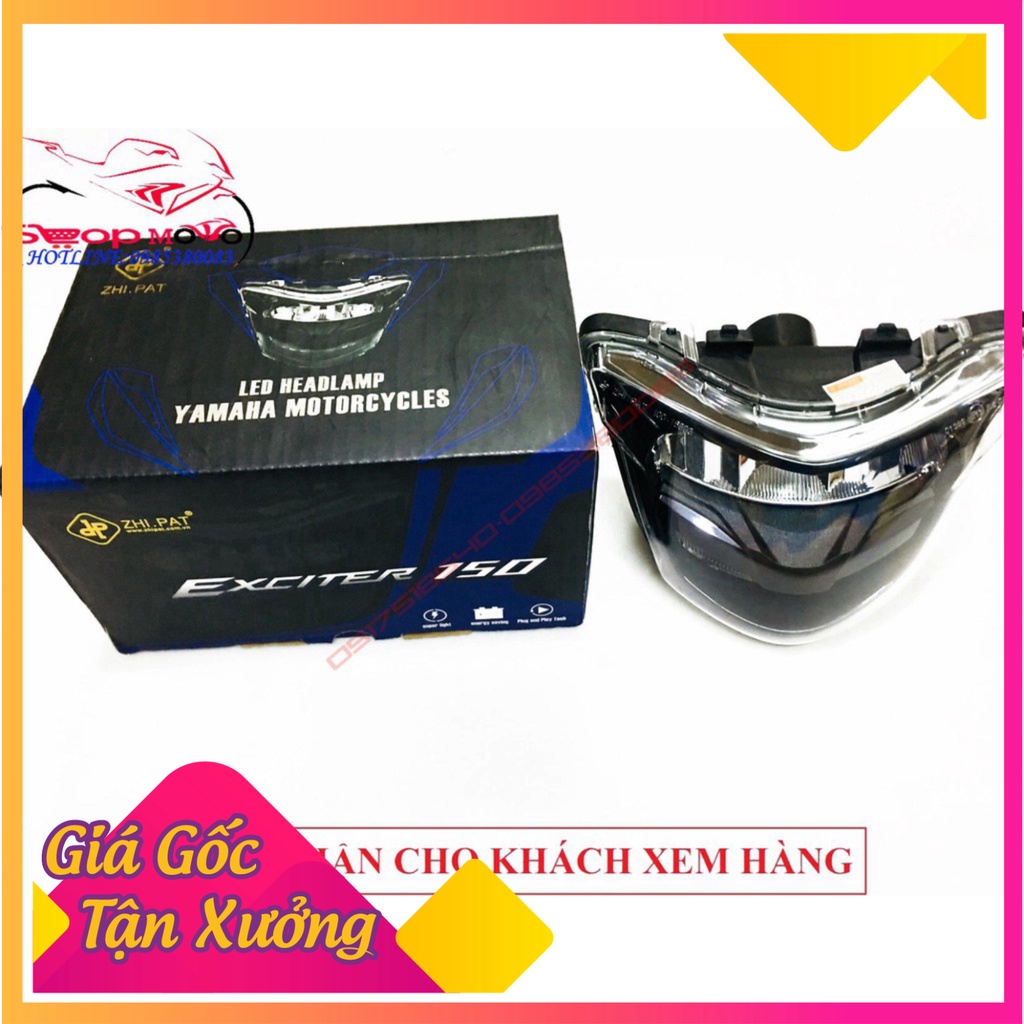 Pha LED 2 tầng Ex150 sporty ver2 chính hãng ZHIPAT (Ảnh Sp thật)