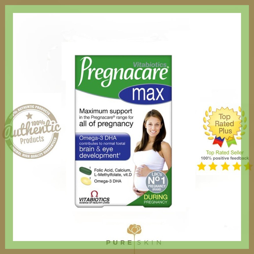 Com bo viên uống bổ sung cho bà bầu trong và sau thai kì Vitabioitcs Pregnacare số 1 tại Anh