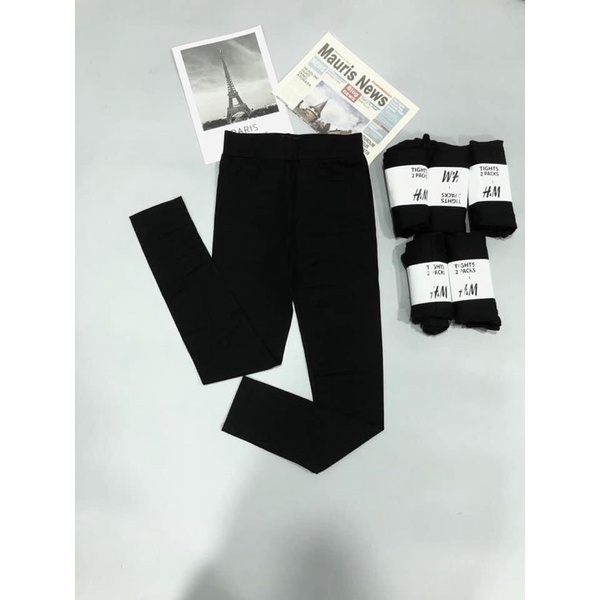 QUẦN LEGGING H M CHẤT COTTON CO GIÃN