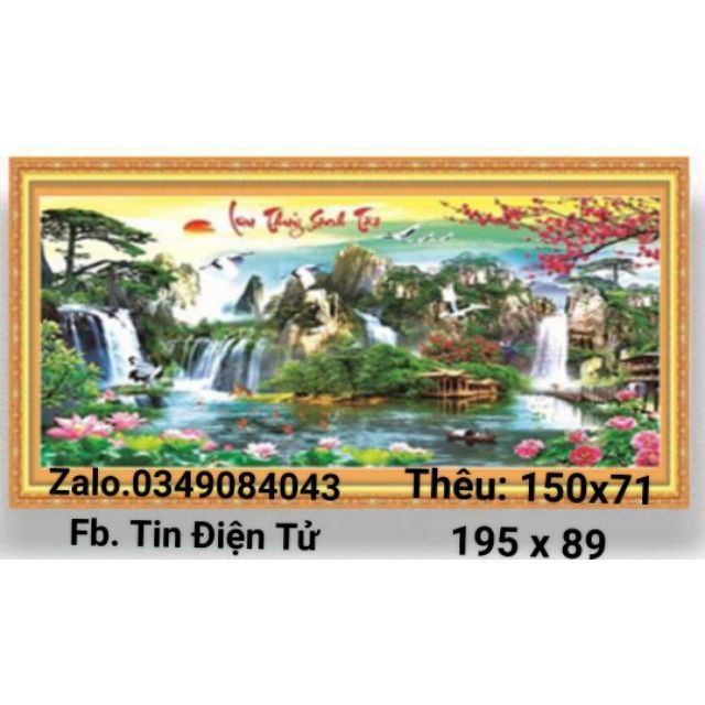 Tranh thêu kín 0043. 150x71