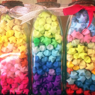 Lọ sao giấy xếp sẵn