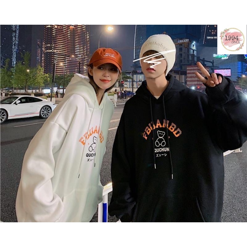 Áo Hoodie nam nữ unisex, Áo nỉ bông gấuu mũ 2 lớp dày dặn phom rộng phong cách hàn quốc mặc đôi nhóm đẹp | BigBuy360 - bigbuy360.vn