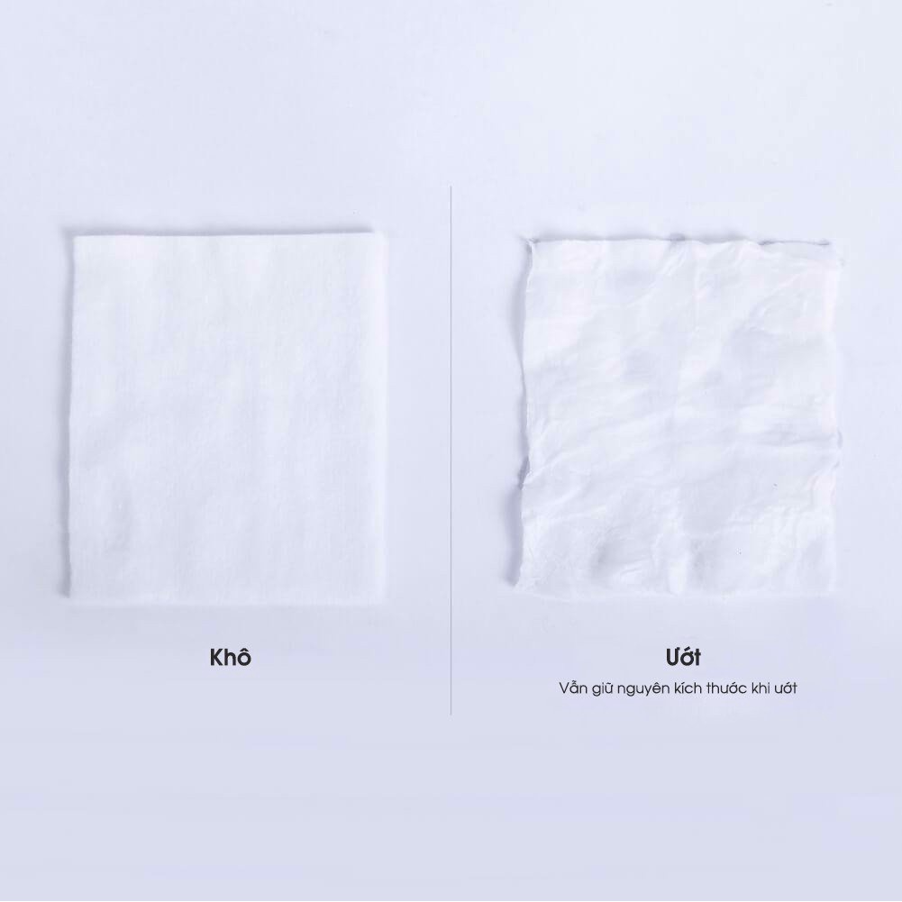 Bông thấm hút kháng khuẩn Suzuran Japan - 120 miếng/gói