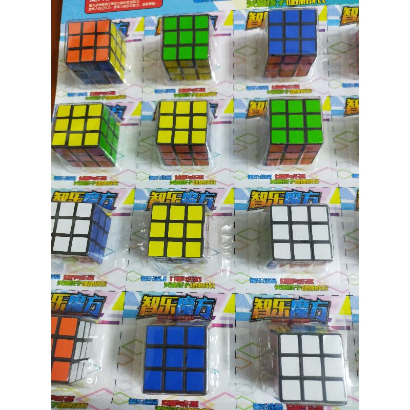 Sỉ vỉ 24 cục Rubik như hình mini