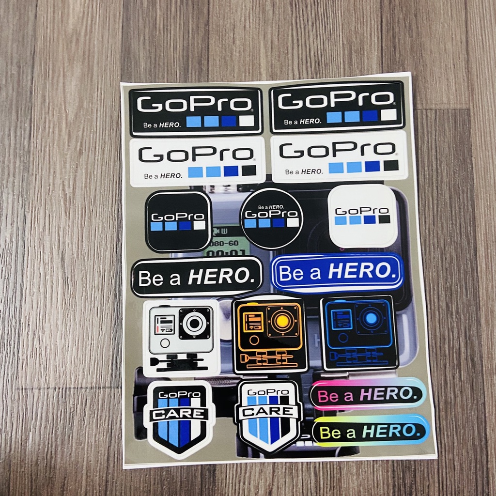 TEM DẺO NHIỀU LOGO GO PRO SIÊU ĐẸP