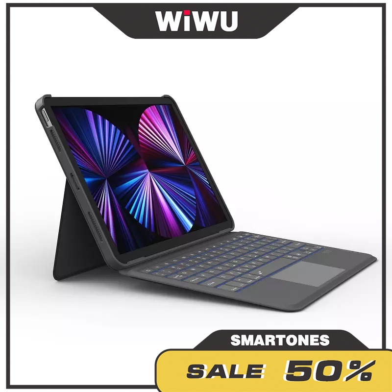 Case cho iPad Wiwu Combo Touch tích hợp bàn phím không dây cho iPad Air iPad Pro iPad Gen 9