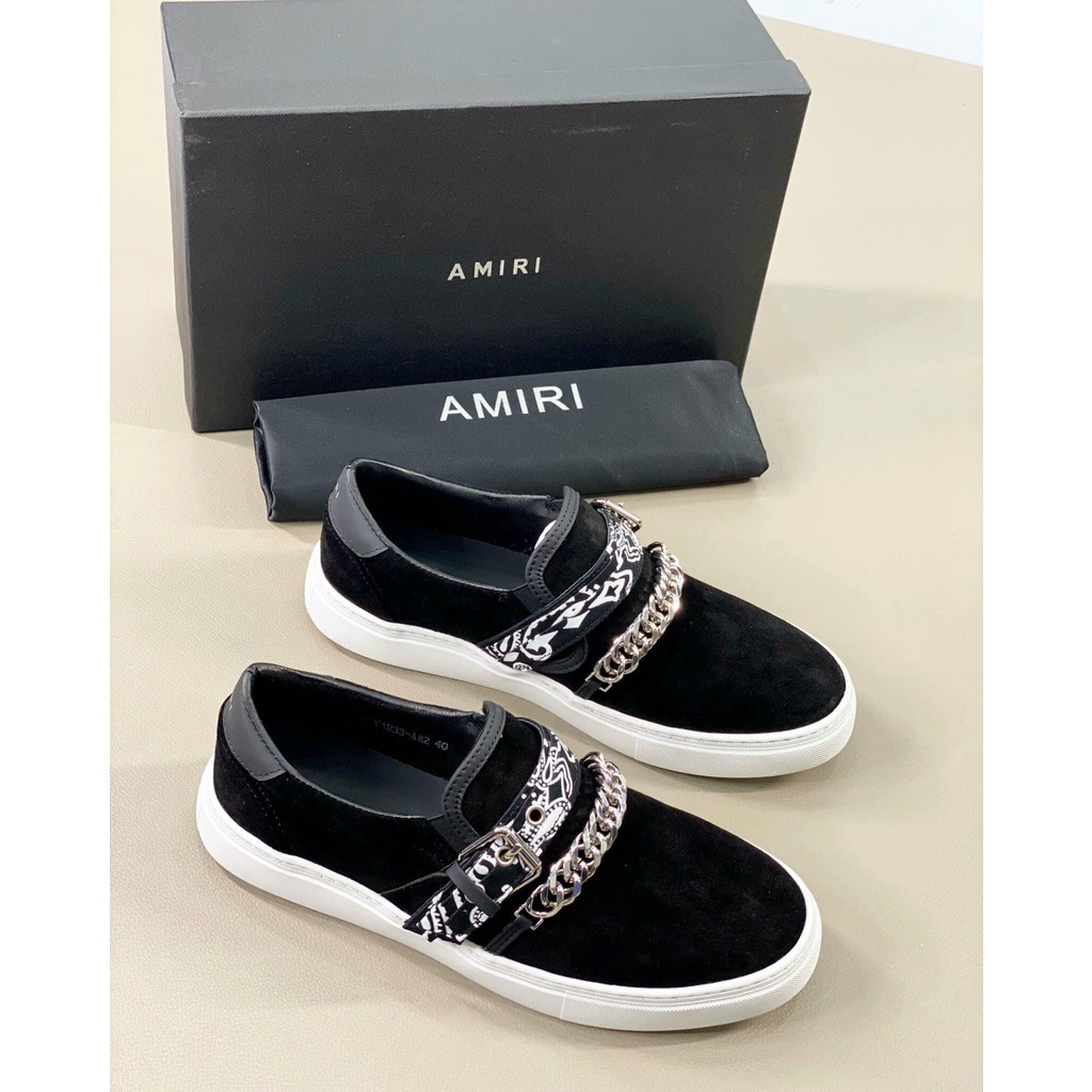 - Giày Slip-on Amri Quai Xích Cao cấp - Giày Slip-on Nam Amri Full Box