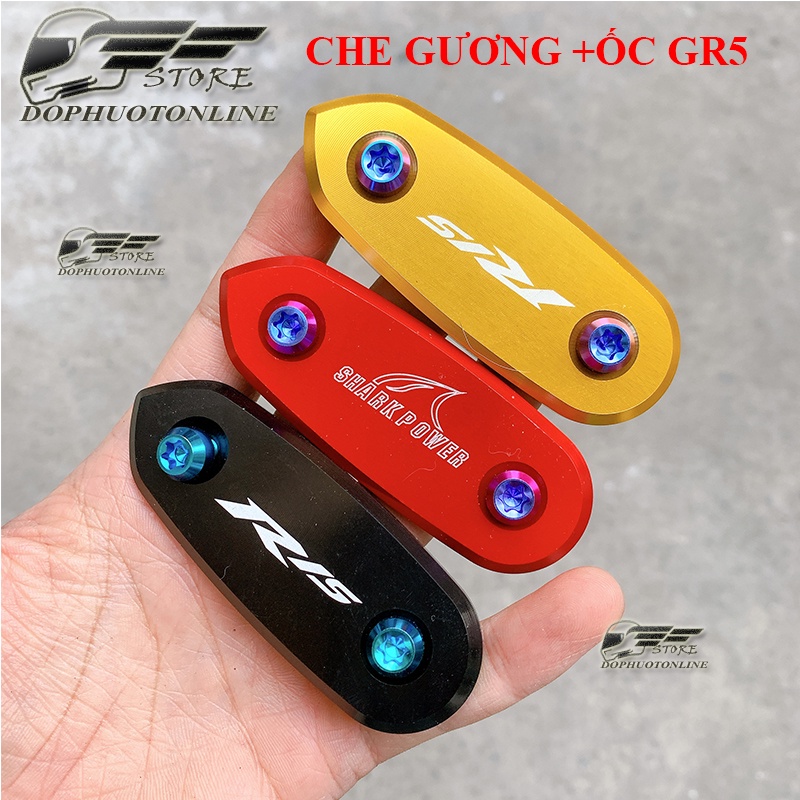 Che Chân Gương R15 v3 Kèm Ốc Gr5 Shark Power Giá 1 Đôi <DPOL>