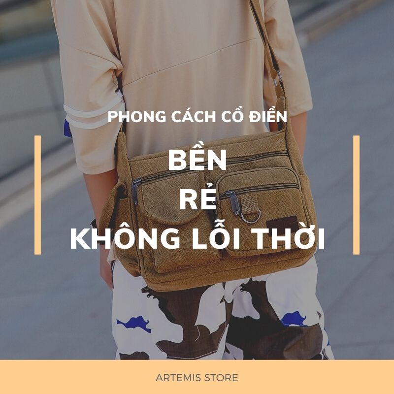 Túi xách nam ⚡FREESHIP⚡ đeo chéo đeo vai hiện đại lịch lãm cao cấp, bền, đẹp. BH 12 th Tặng Vớ nam 82ZG