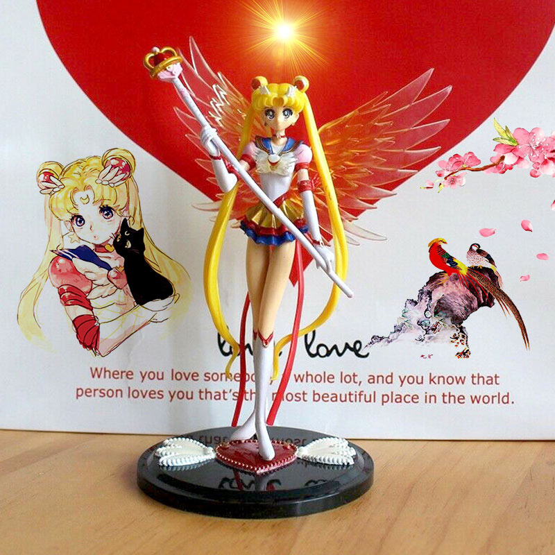 SAILOR MOON Mô Hình Nhân Vật Thủy Thủ Mặt Trăng Trang Trí Bánh Kem