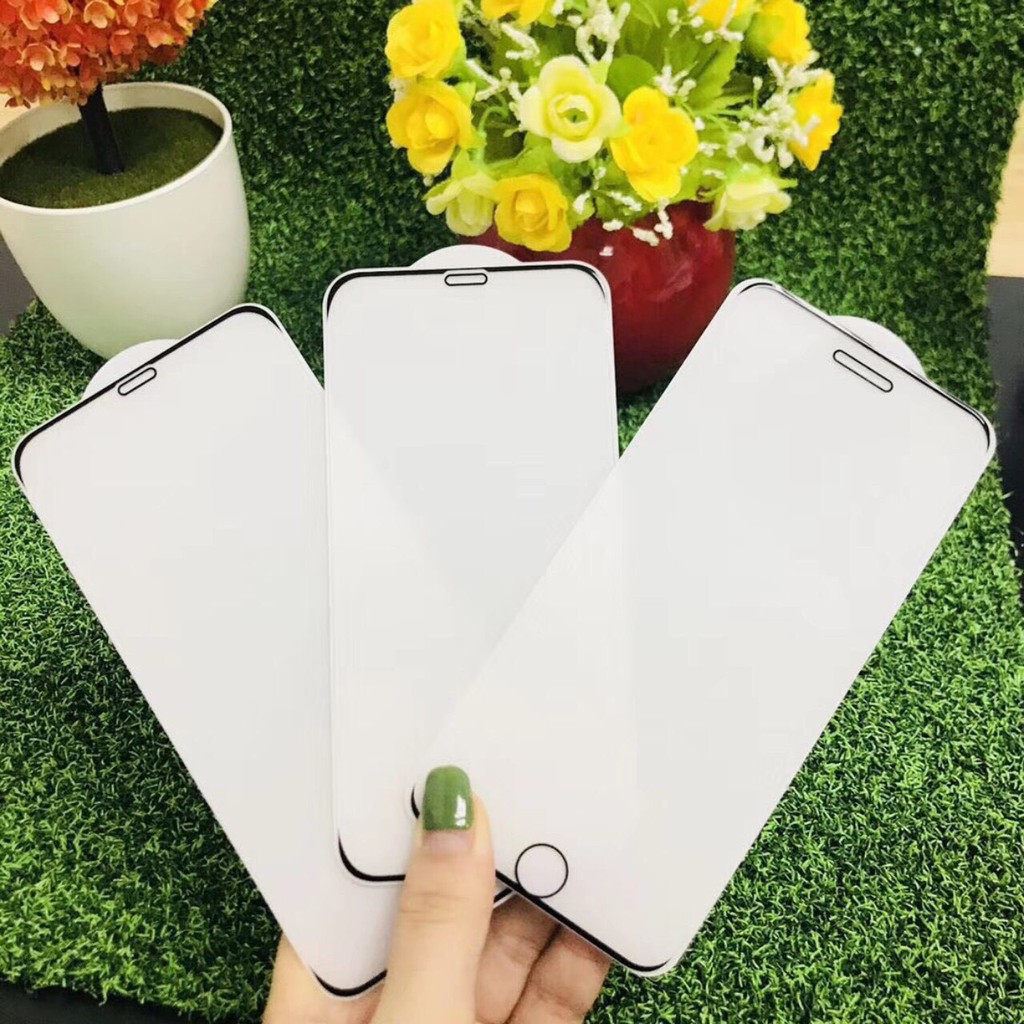 [Kính viền trong suốt + Full Màn] Kính cường lực iphone viền trong không che màn hình cho iphone 6/6Plus/7plus/X/XsMax