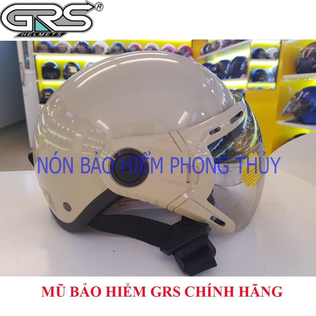 [ SHOPEE ] MŨ BẢO HIỂM 1/2 ĐẦU GRS CHÍNH HÃNG - A33 KÍNH