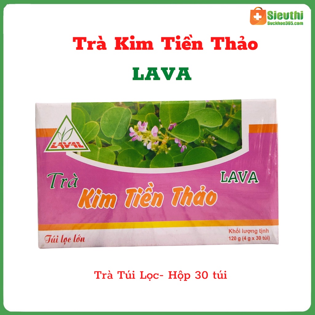 Trà Kim Tiền Thảo Lava Túi Lọc, Dành Cho Người Sỏi Thận, Túi Mật, Sỏi Bàng Quang, Tiết Niệu