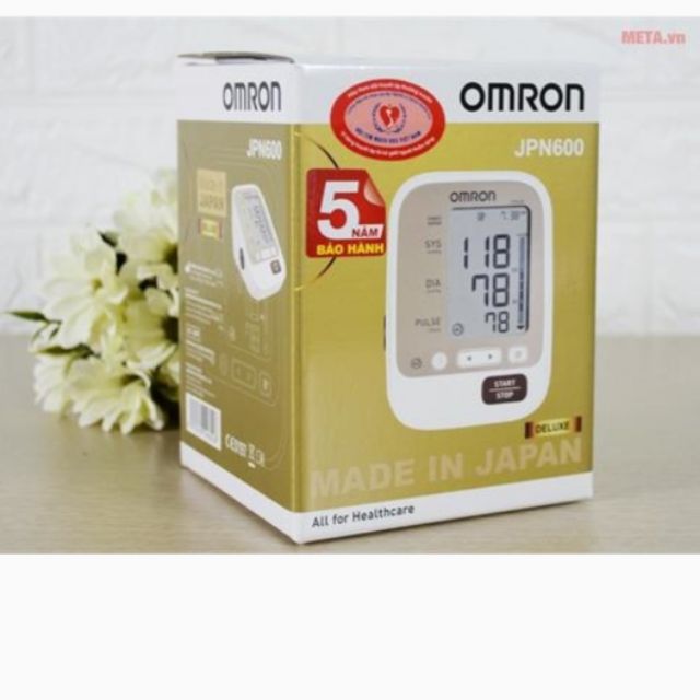 Máy đo huyết áp nhập khẩu của nhật omron jpn600