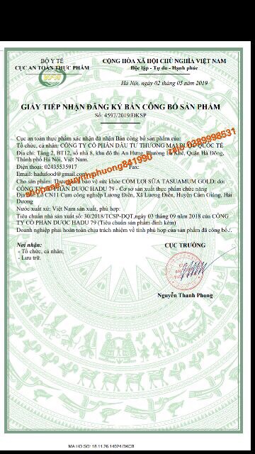 ✅(BV Từ Dũ) Cốm lợi sữa Tasuamum gold | BigBuy360 - bigbuy360.vn