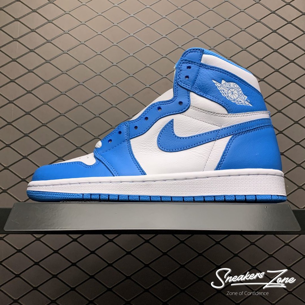 (FREESHIP+HỘP+QUÀ) Giày thể thao AIR JORDAN 1 Retro High UNC xanh trắng cổ cao cực đẹp cho nam và nữ !!! . : : : : :