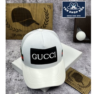 Mũ lưỡi trai - Nón kết nam nữ logo da Gucc.i/ LV
