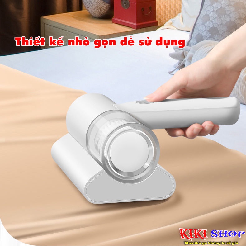 Máy hút bụi cầm tay giệt khuẩn UV, máy hút bụi giường nệm đa năng BH 6 tháng, Kiki shop